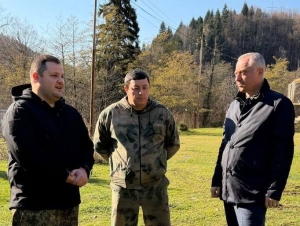 Президент Абхазии Бадра Гунба сегодня посетил село Ажара в Кодорском ущелье Абхазии