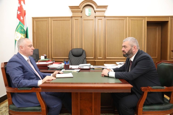 Встреча Президента Абхазии с министром туризма