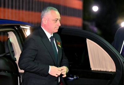 President of Abkhazia Badra Gunba Arrives in Moscow