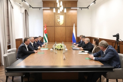 Имҩаԥысит Ахадеи Башкорҭосҭан Ареспублика аделегациеи реиԥылара