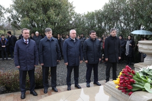 Президент Бадра Гунба почтил память Второго Президента Абхазии Сергея Багапш в селе Джгярда