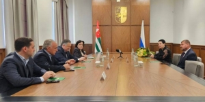 Руководитель Администрации Президента Беслан Эшба встретился с гендиректором «Росгосцирка» Сергеем Беляковым