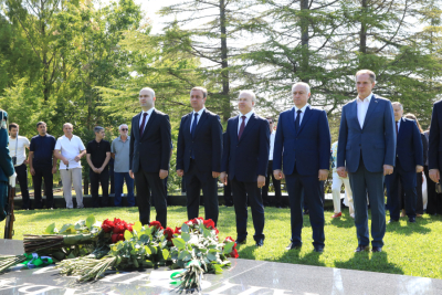 President Badra Gunba paid tribute to the memory of the First President of Abkhazia Vladislav Ardzinba