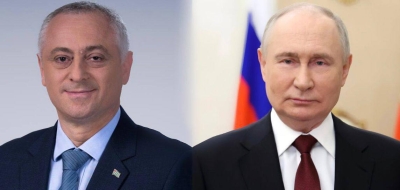 Президент Республики Абхазия Бадра Гунба и Президент Российской Федерации Владимир Путин обменялись поздравлениями с 81-й годовщиной Победы в Великой Отечественной войне