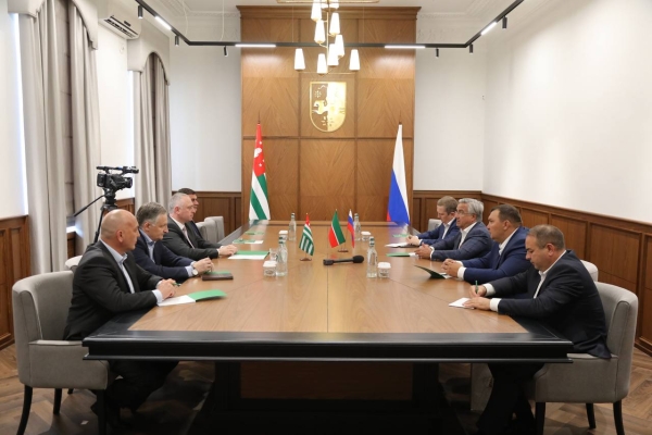 Президент Абхазии принял делегацию из Татарстана