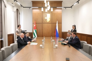 Встреча Президента Абхазии с гендиректором АНО "Россия – страна возможностей"