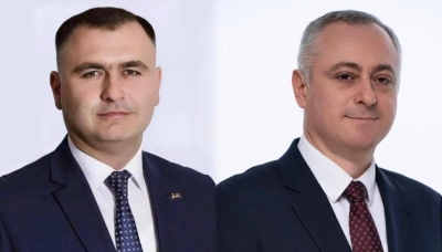 President of the Republic of South Ossetia Alan Gagloev Congratulates President of the Republic of Abkhazia Badra Gunba on the 81st Anniversary of Victory in the Great Patriotic War